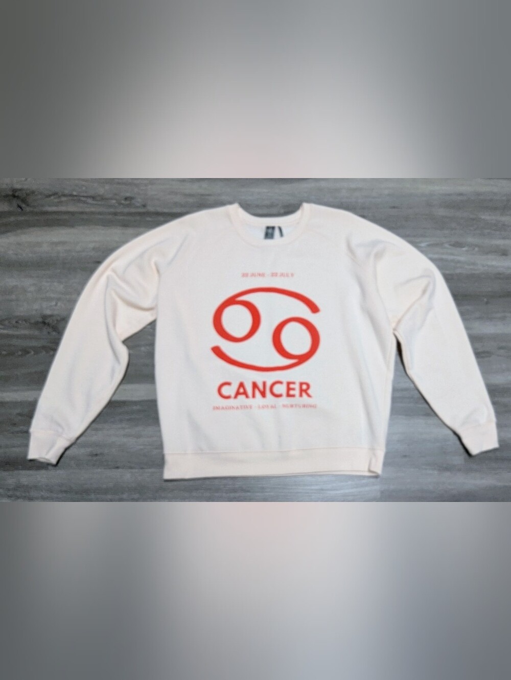 Anthropologie Horoscope Zodiac Cancer Sweatshirt Size M Catherine O Sullivan